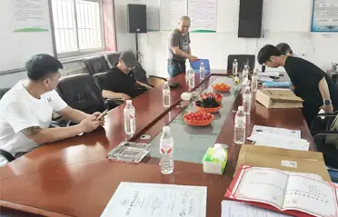 Клиенты Tongyou Potato Industry посетили завод, чтобы проверить вермишель из сладкого картофеля и крахмал из сладкого картофеля.