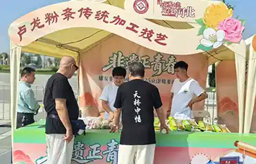 Вермишель Lulong приезжает в Сюнъань: Картофельная промышленность Циньхуандао Tongyou демонстрирует продукцию на совместной выставке нематериального культурного наследия Пекина-Тяньцзиня-Хэбэя 2025 года